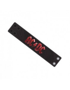 ACDC - Armband  Black WB Red Logo