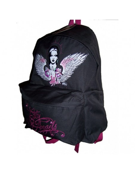 LA Ink - Dunkel Grau Rucksack Angel