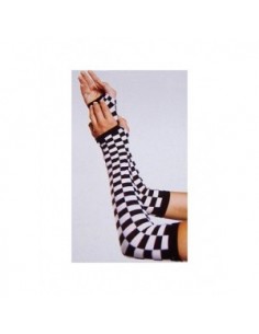 Arm Warmers - Ska Black White