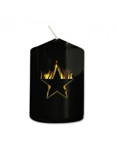 Kerze - Burning Star Sterne 2