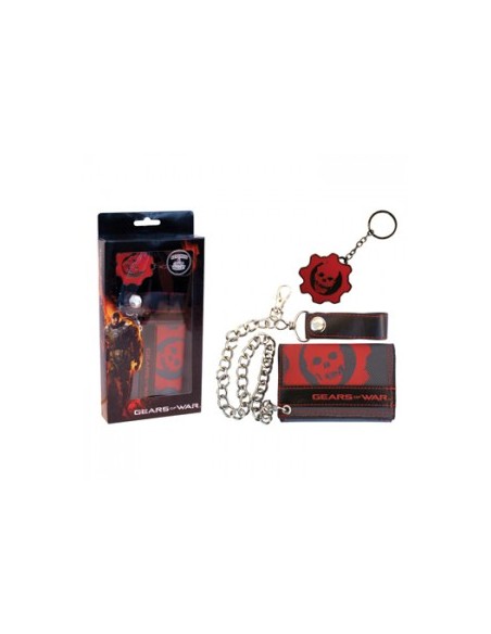 Gears Of War - Chain Portemonnee en Sleutelhanger Combo