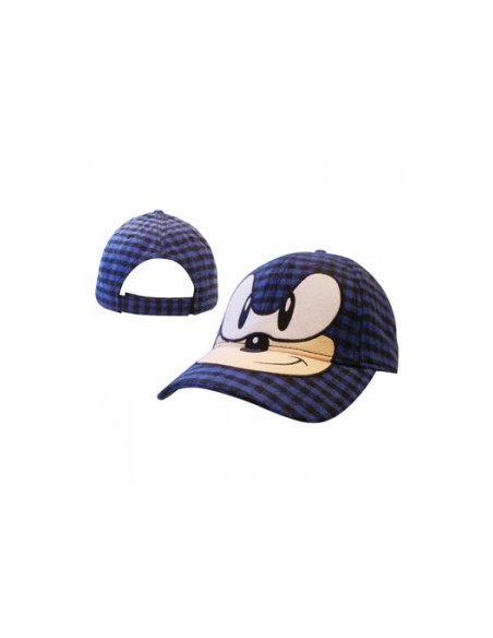 Sonic - Blue Black Bigface Adj Cap Pet
