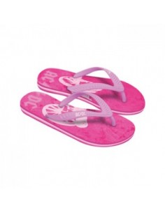 ACDC - Pink Roze Dames Teenslippers 2