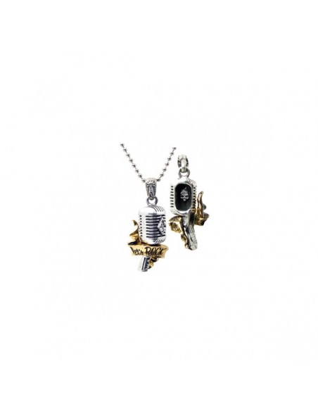 Ul13 Ketting met hanger - Let s Rock Microfoon