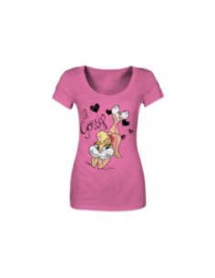 Looney Tunes - T-shirt Pink Gossip