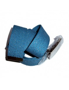 Belt blue with metal fastener