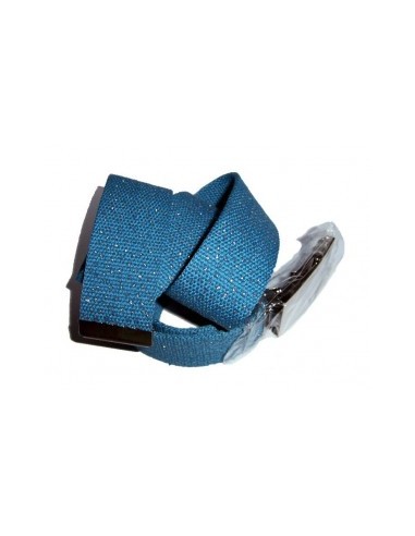 Riem blauw met metalen sluiting