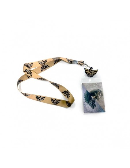 Nintendo - Zelda Lanyard, Bruin met Zwart Logo