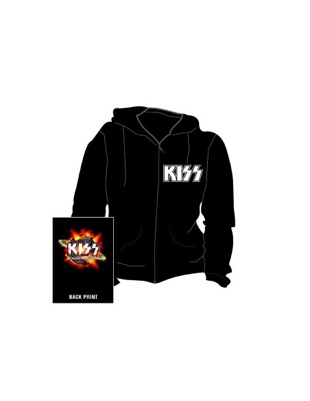 KISS The Hottest Show On Earth - Vest met Capuchon Hood