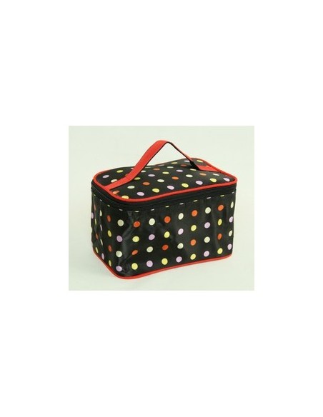 Make up tas - Case Zwart Vintage Polka Dots