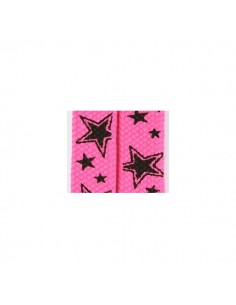 Schnürsenkel Pink mit Sterne