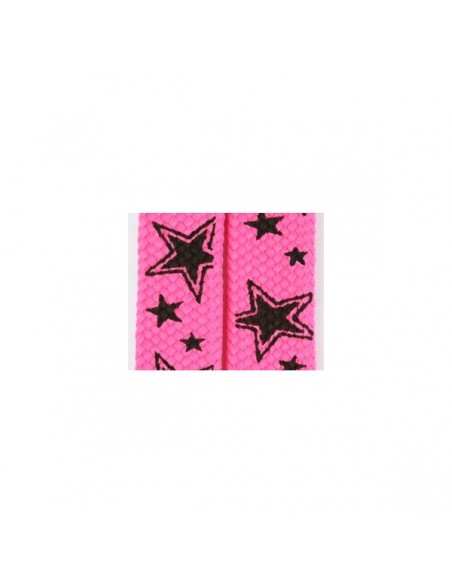 Schnürsenkel Pink mit Sterne