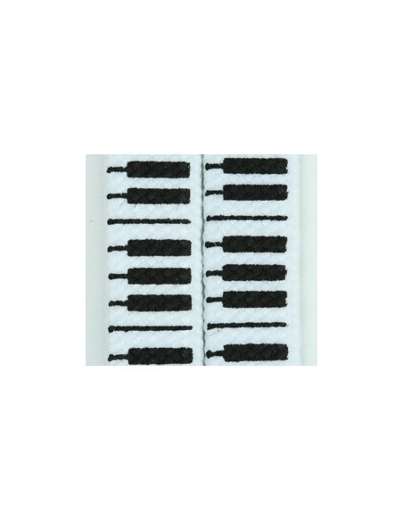 Schoenveters Zwart Wit Piano 