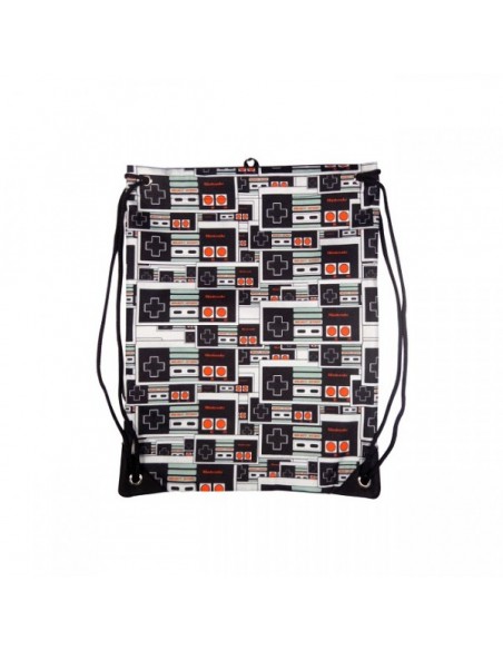 Nintendo - Zwart Controller Logo Gymtas Rugtas
