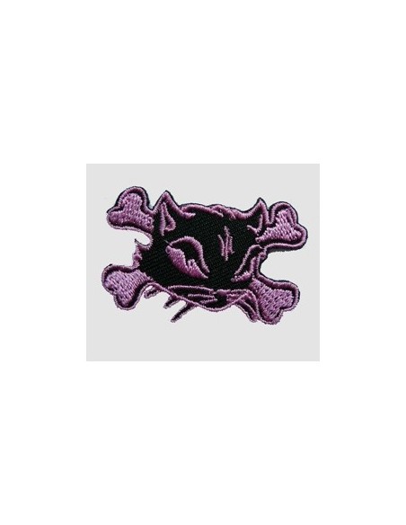 Pink Katze Bones Patch Small