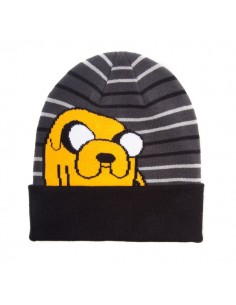 Adventure Time - Beanie Mütze Schwarz Grau Jake