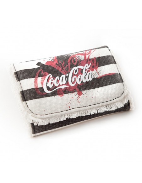 Coca Cola Portemonnee - Black White