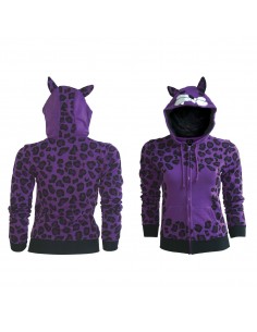 Generic Leopard Print - Purple Hoody