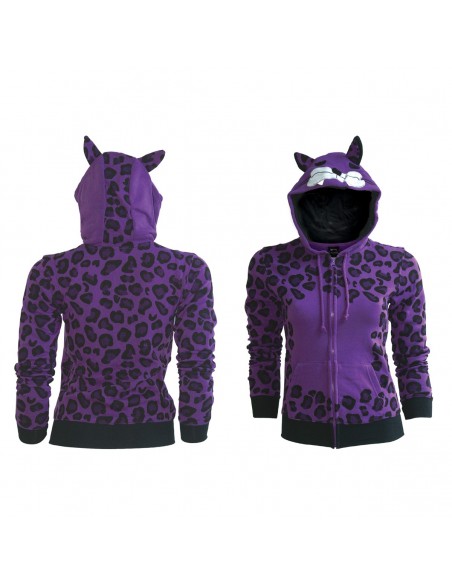 Generic Leopard Print - Purple Hoody