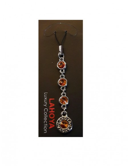 Handy Anhänger Swarovski Crystal - Orange