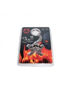 Skull Led Schlüsselanhänger - Red flashing action
