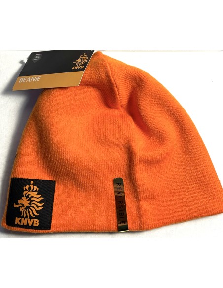 KNVB Beanie – Reversible – Oranje/Zwart