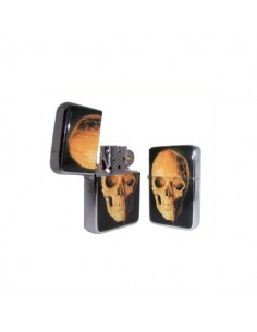 Oil Lighter Skull "Pentagram"