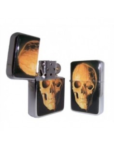 Oil Lighter Skull "Pentagram" 2