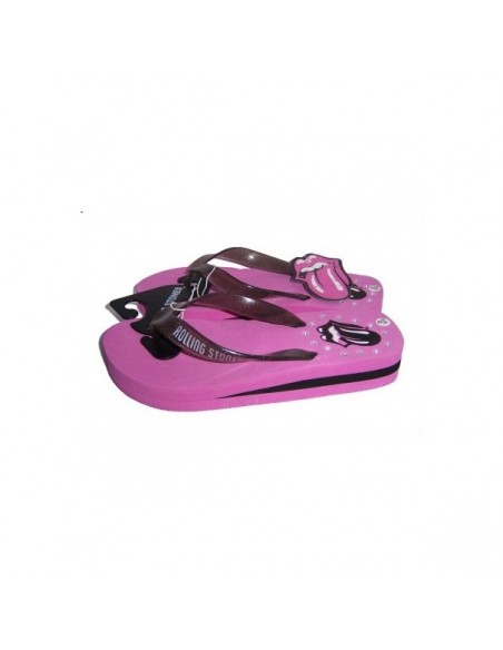 Teenslippers Rolling Stones rose - M