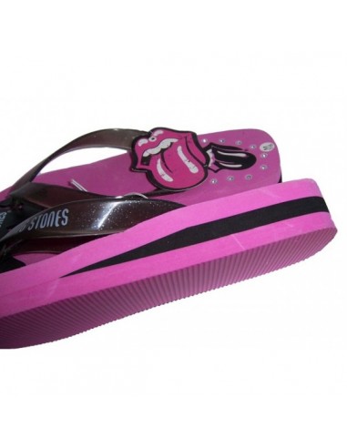 Teenslippers Rolling Stones rose - M