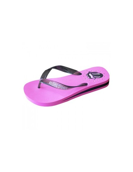 Teenslippers Rolling Stones rose - M