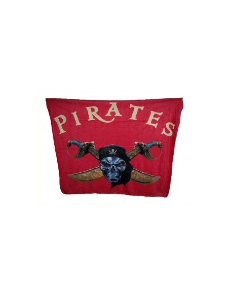 Fleece decke Pirat Totenkopf