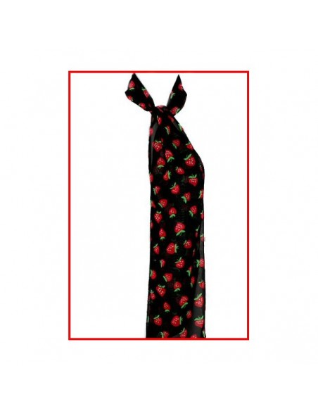Scarf - black Strawberry