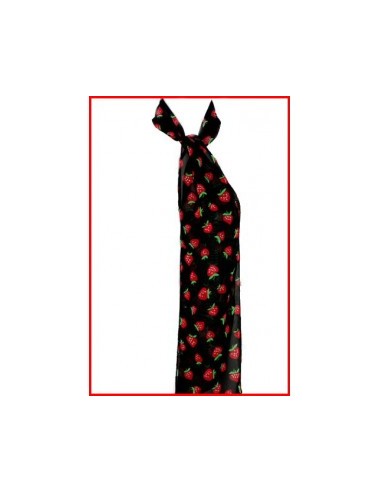 Scarf - black Strawberry