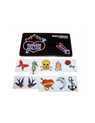 Temporary Tattoos Blechdose