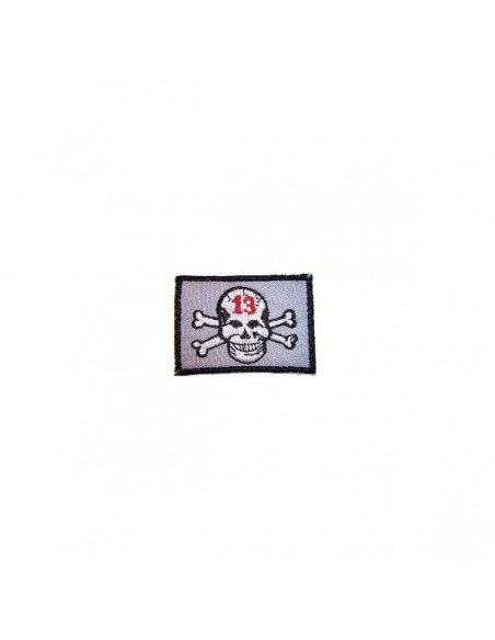 Lucky 13 Skull Iron on Patch