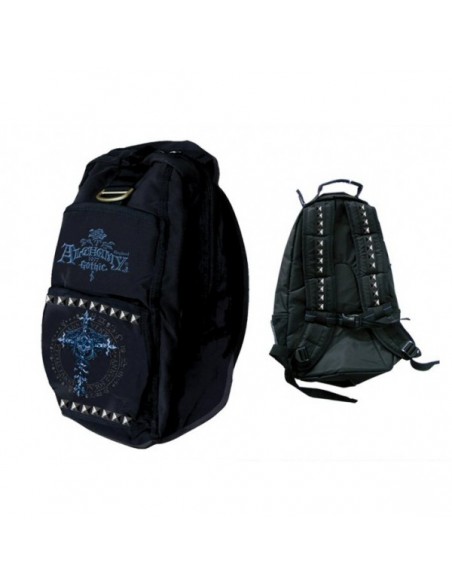 Alchemy Backpack Blue And Black With Studds
