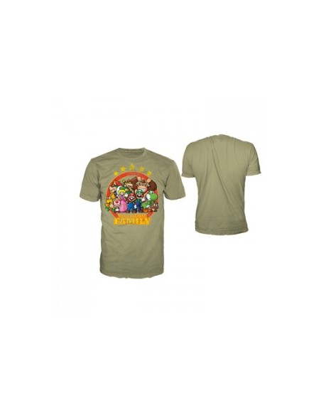 Nintendo - T-shirt Khaki - The Original Family
