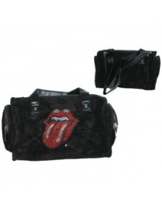 Rolling Stones Ladies Bag Rhinestones Tongue Logo