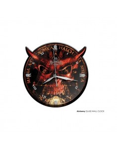Alchemy Sixth Seal - Glass Wood Wall Clock
