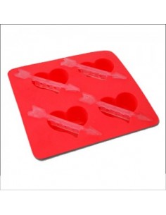 Ice Cube Tray Red Heart with Arrow 2
