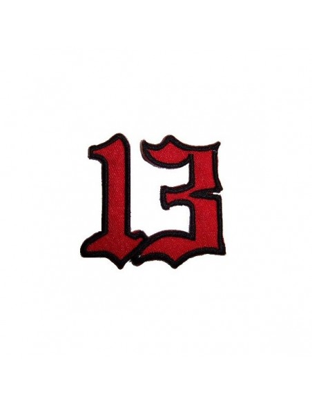 Lucky 13 Thirteen opstrijkbare Patch