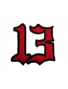 Lucky 13 Thirteen Iron on Patch 2