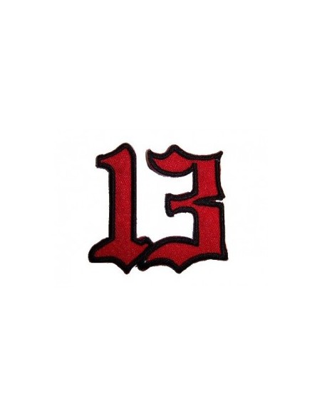 Lucky 13 Thirteen Iron on Patch