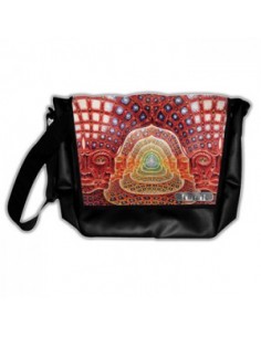 Tool - Zwarte Messengertas Met Metalen Badge