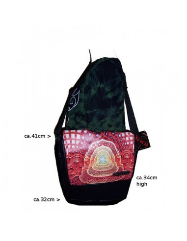 Tool - Black Messengerbag  Metalen Badge