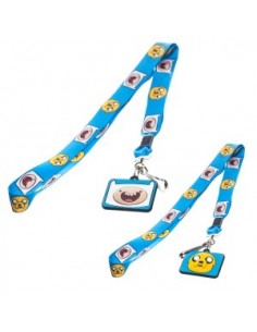 Adventure Time - Blauw Lanyard Finn n Jake Duo 2