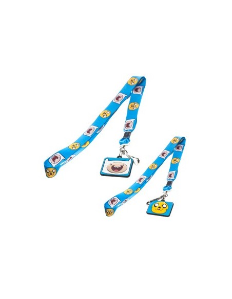 Adventure Time - Blauw Lanyard Finn n Jake Duo
