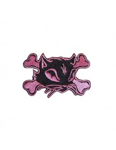 Pink Bad Kitty Bones Patch