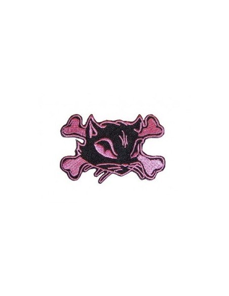 Pink Bad Kitty Bones Patch